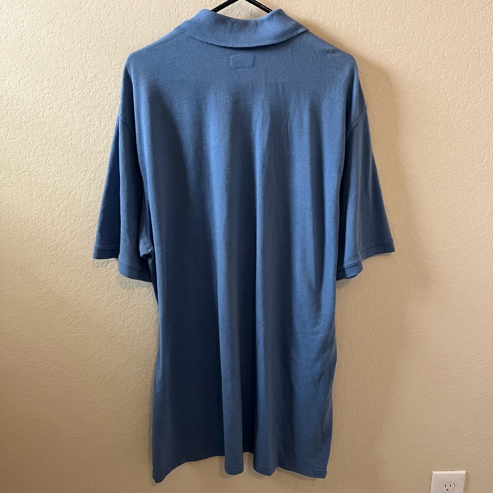 The Foundry Supply Co. Men’s Polo | 2XLT | Sky Blue | Short Sleeve | Big & Tall - Picture 3 of 3
